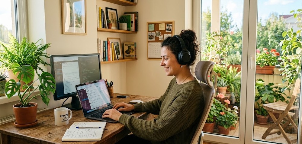 Комфортное рабочее место дома